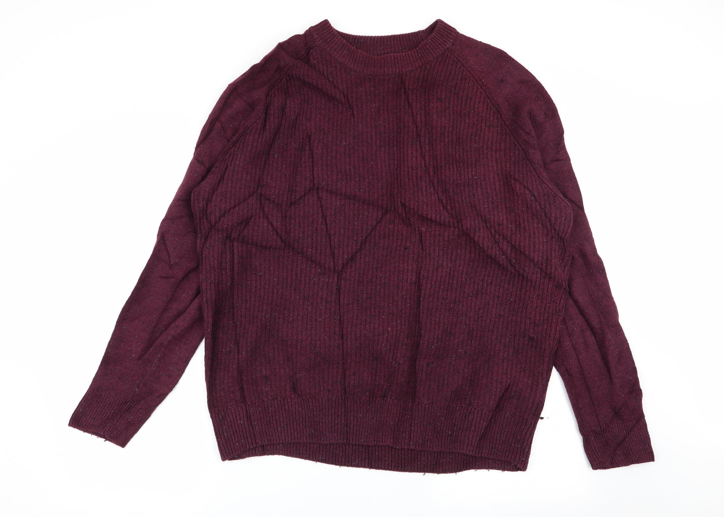 Criminal Mens Red   Pullover Jumper Size L