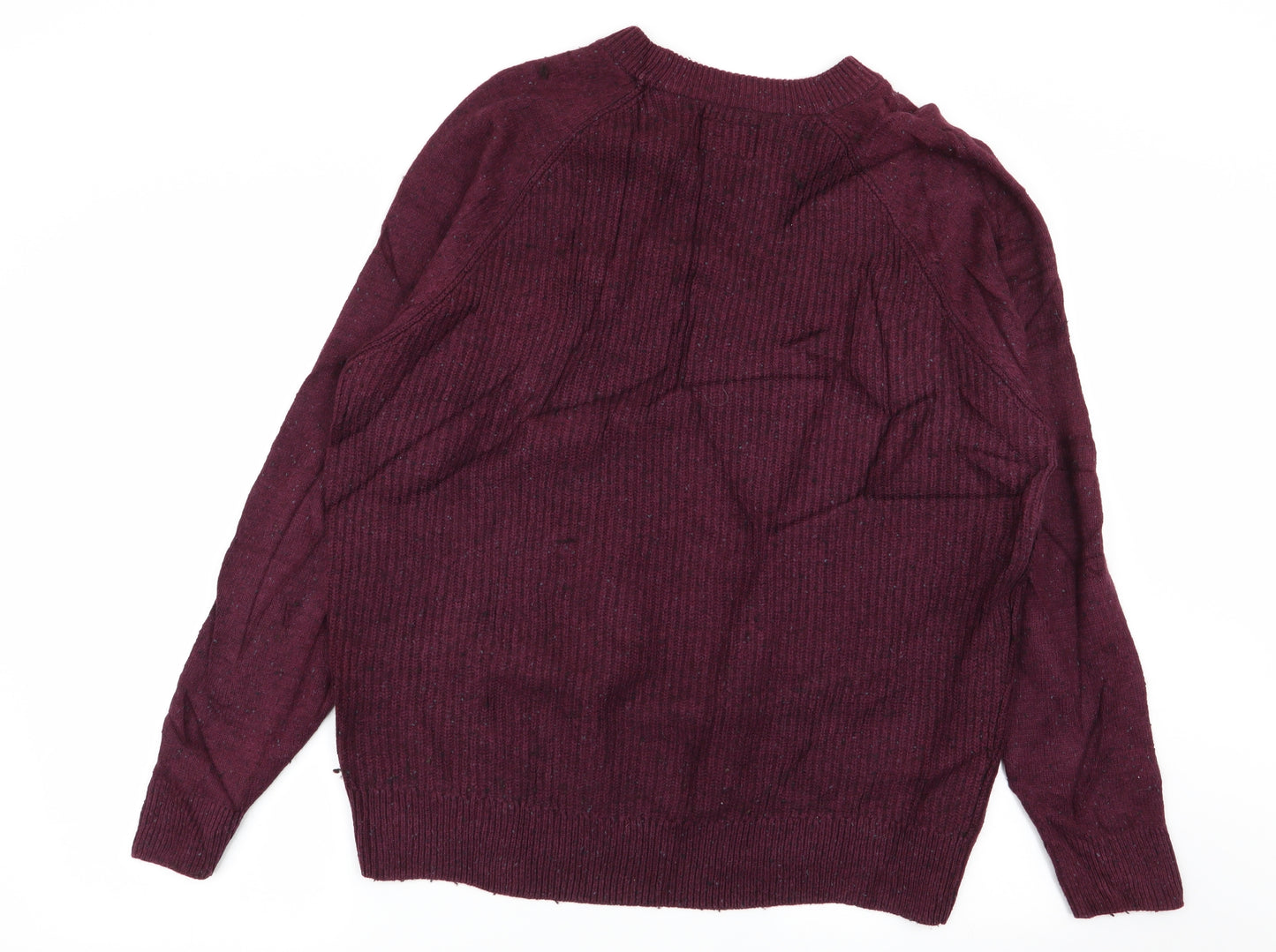 Criminal Mens Red   Pullover Jumper Size L