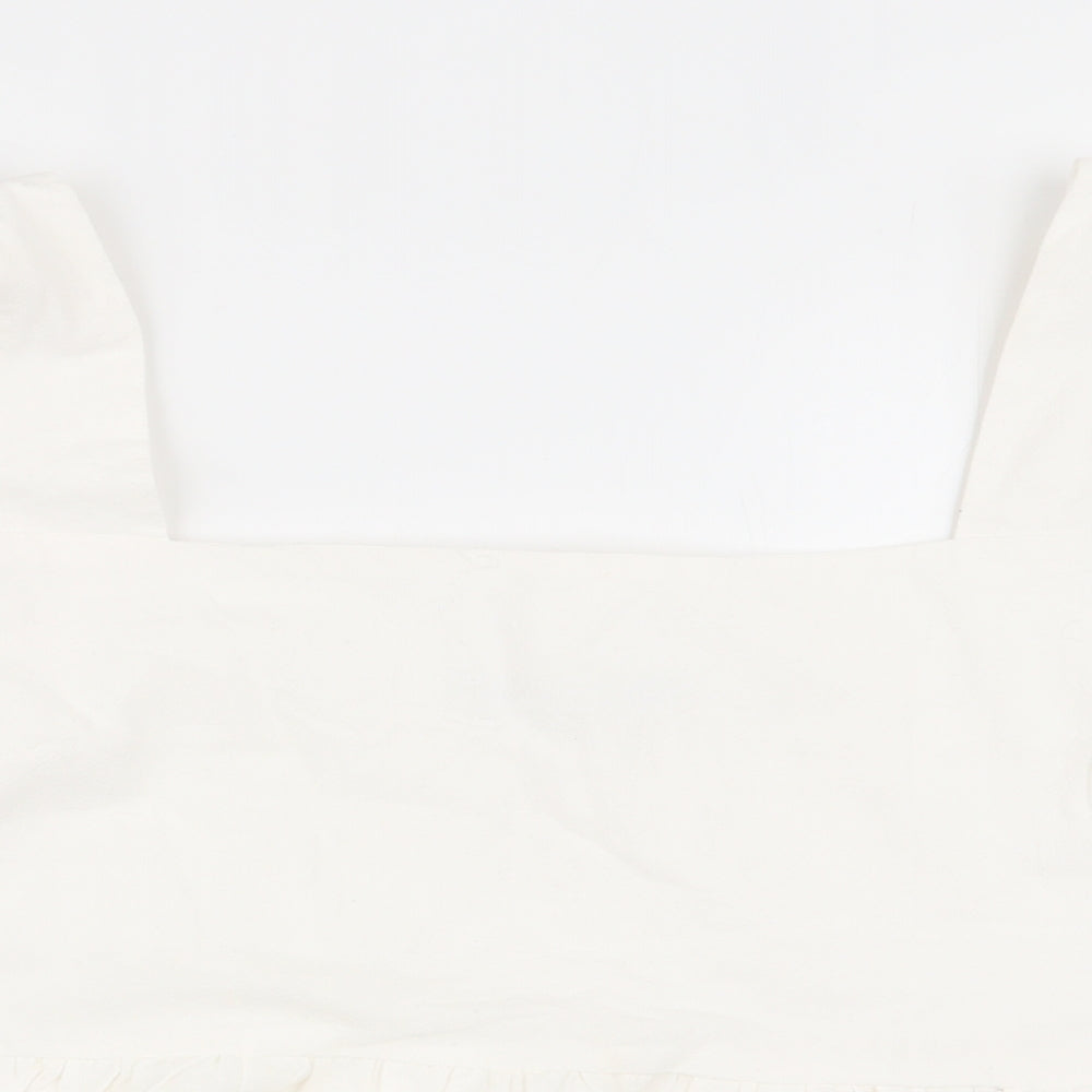 Nasty Gal Womens White   Basic Blouse Size 12