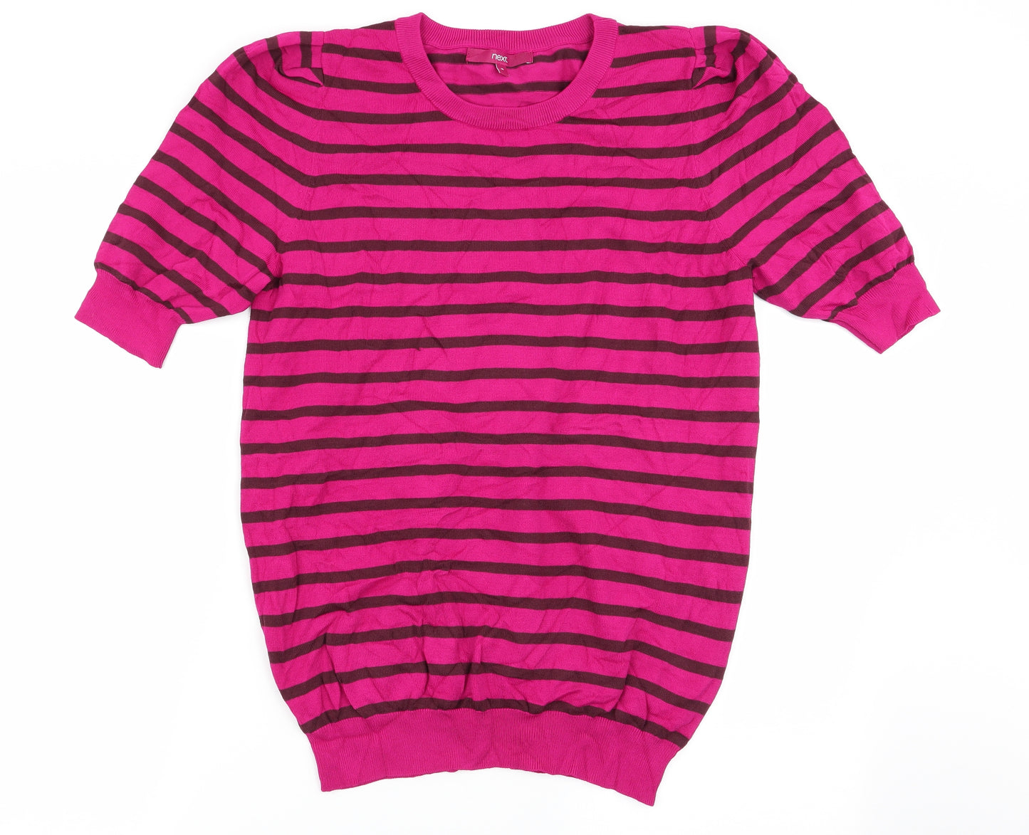NEXT Womens Multicoloured Striped  Pullover Jumper Size 16