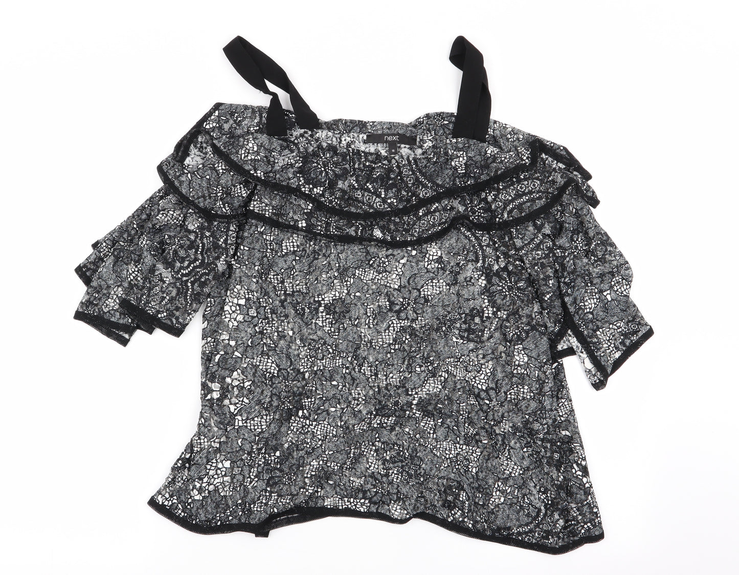 NEXT Womens Multicoloured Geometric  Basic Blouse Size 16