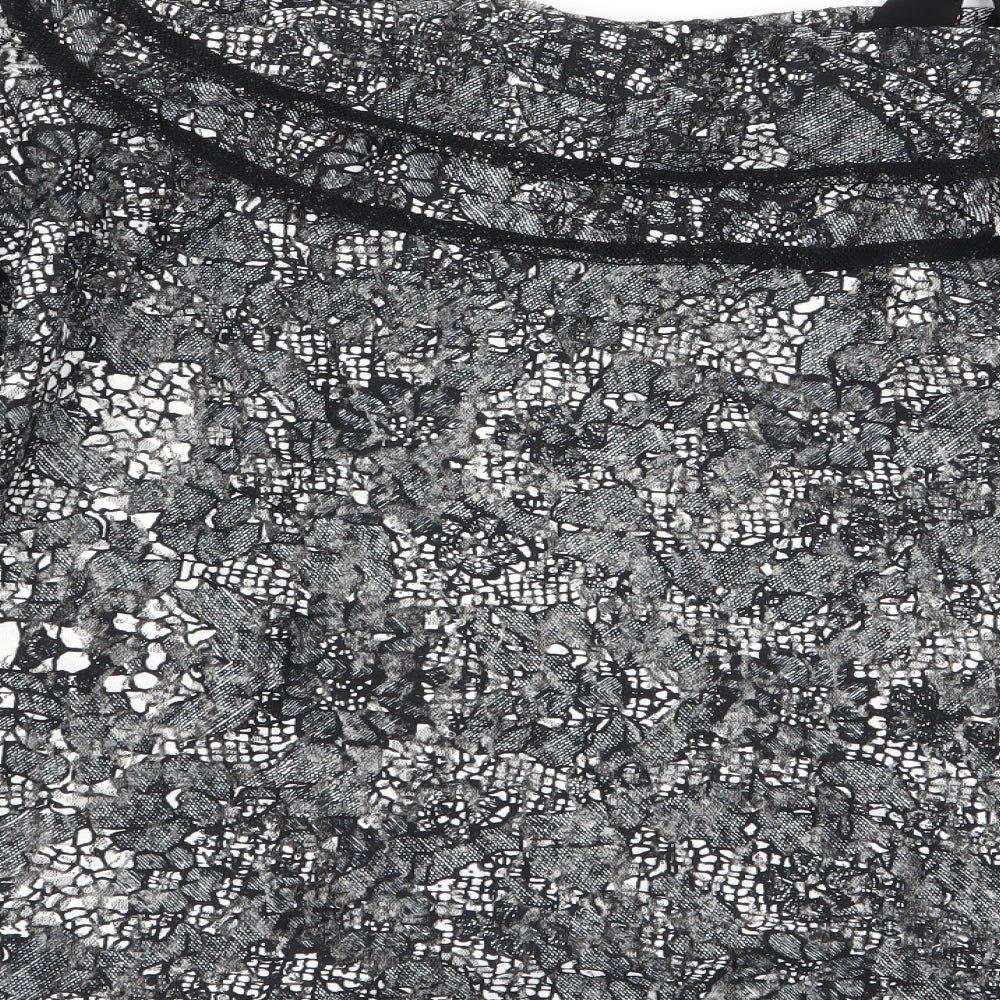 NEXT Womens Multicoloured Geometric  Basic Blouse Size 16