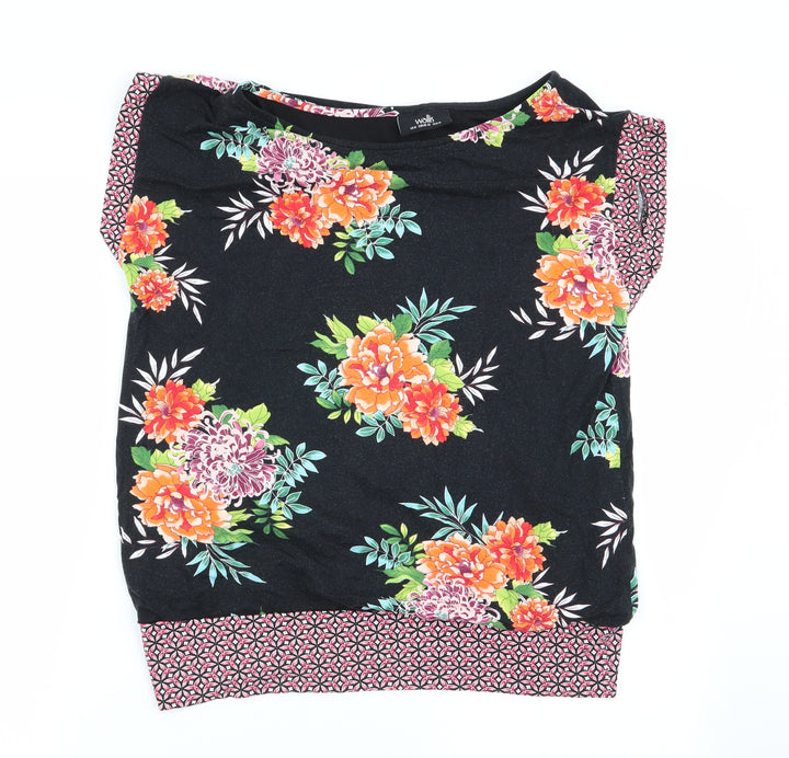 Wallis Womens Multicoloured Floral Basic Blouse Size M