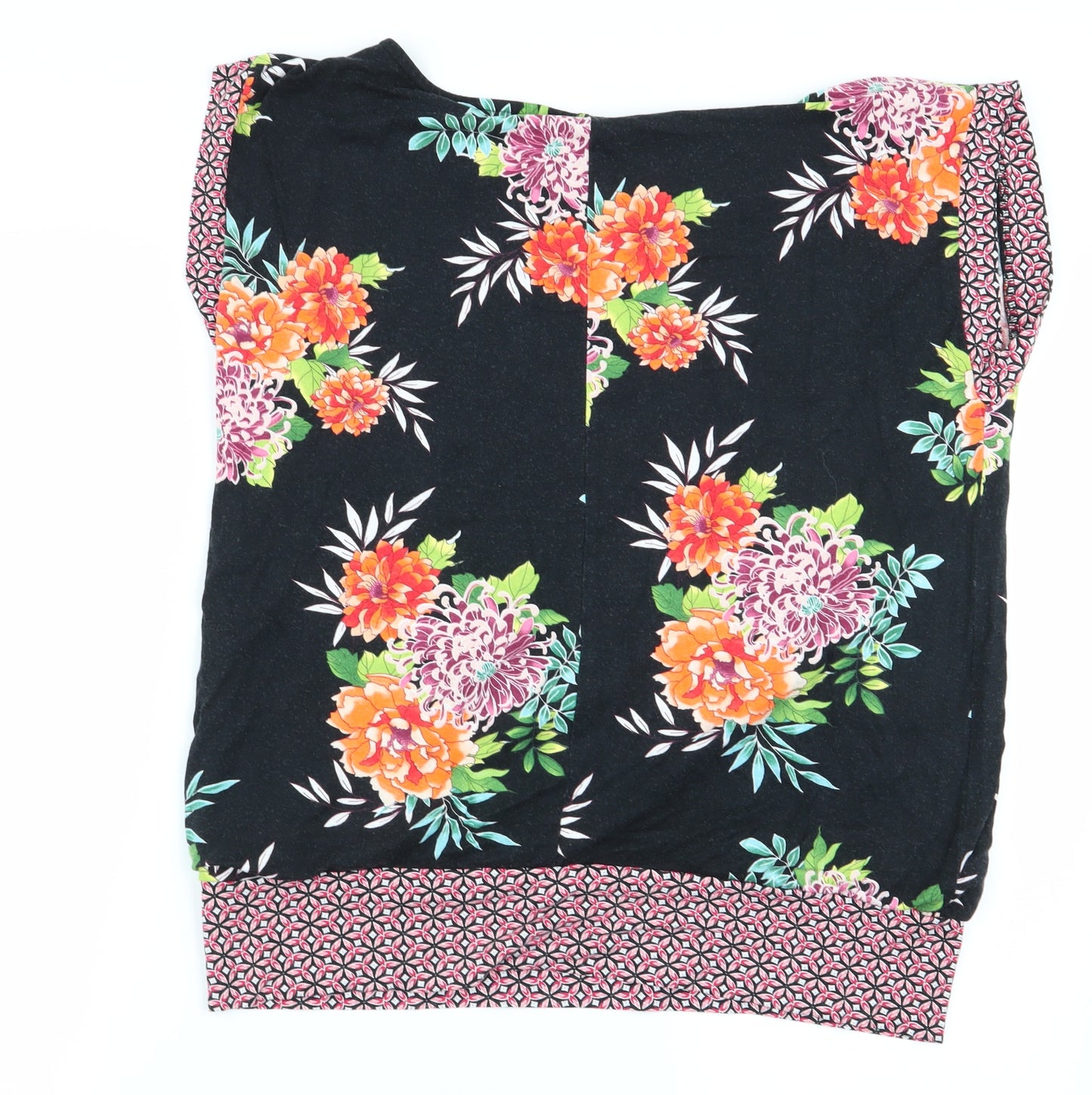 Wallis Womens Multicoloured Floral  Basic Blouse Size M