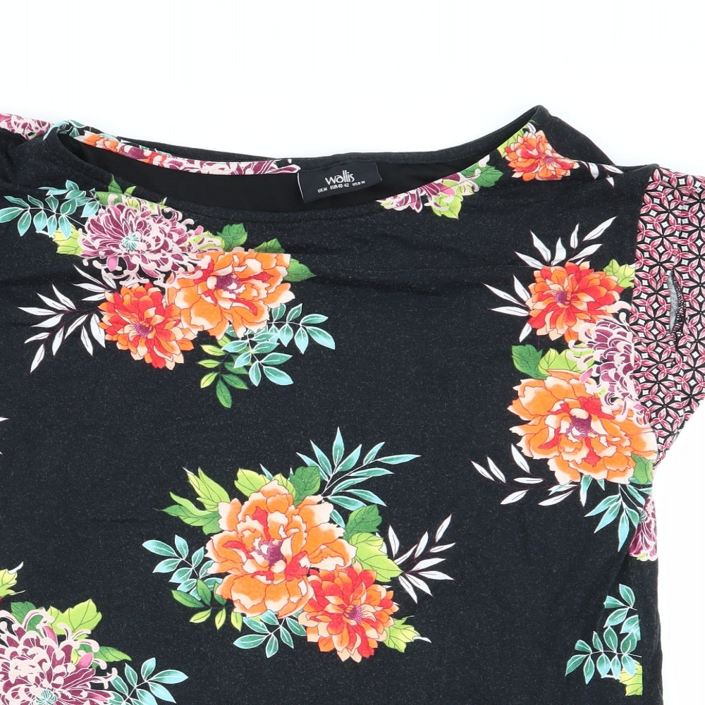 Wallis Womens Multicoloured Floral  Basic Blouse Size M