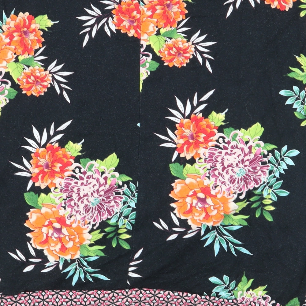 Wallis Womens Multicoloured Floral  Basic Blouse Size M