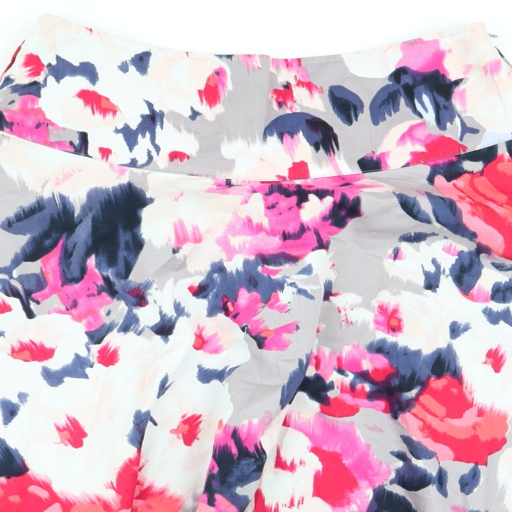 Monsoon Womens Multicoloured Geometric  Flare Skirt Size 12