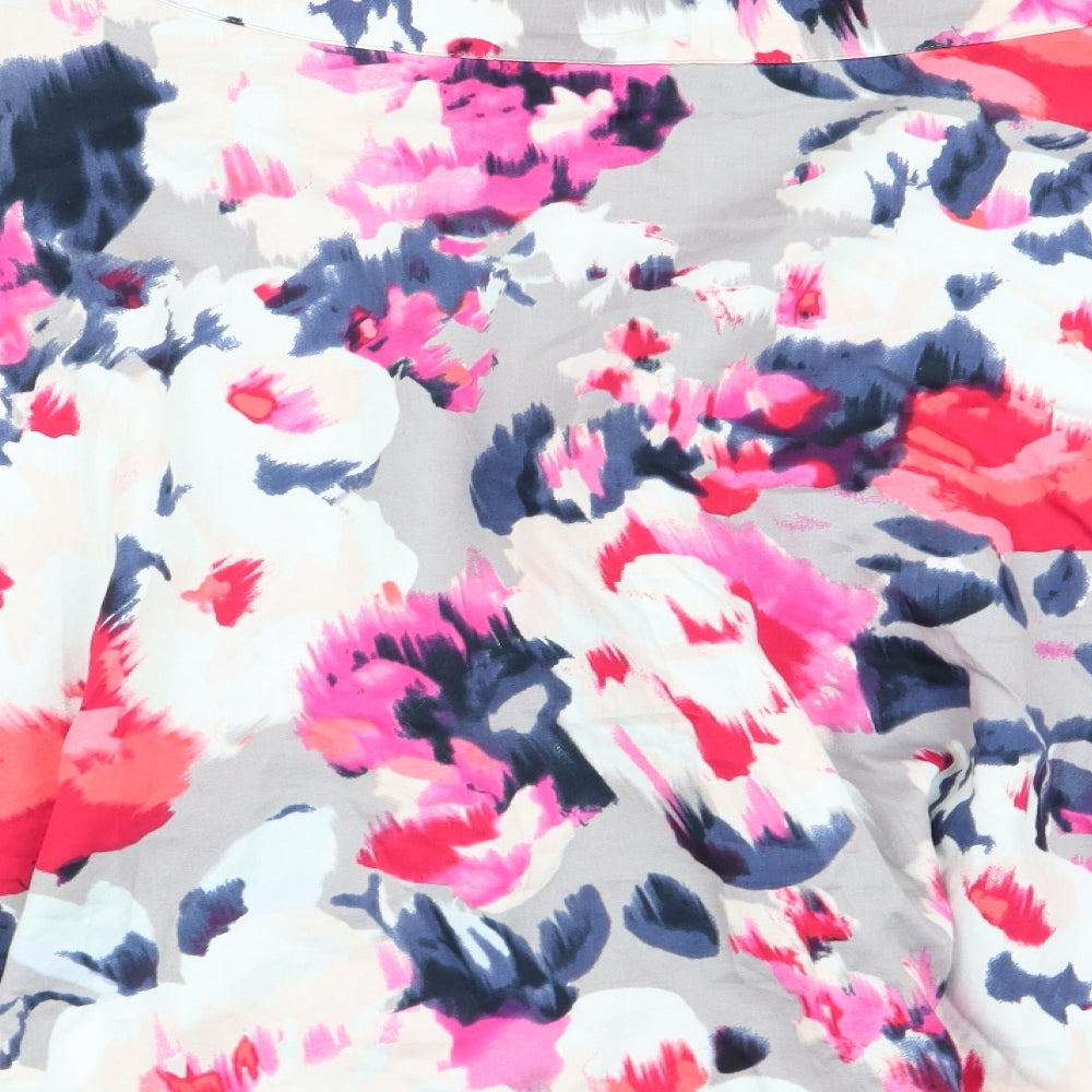 Monsoon Womens Multicoloured Geometric  Flare Skirt Size 12