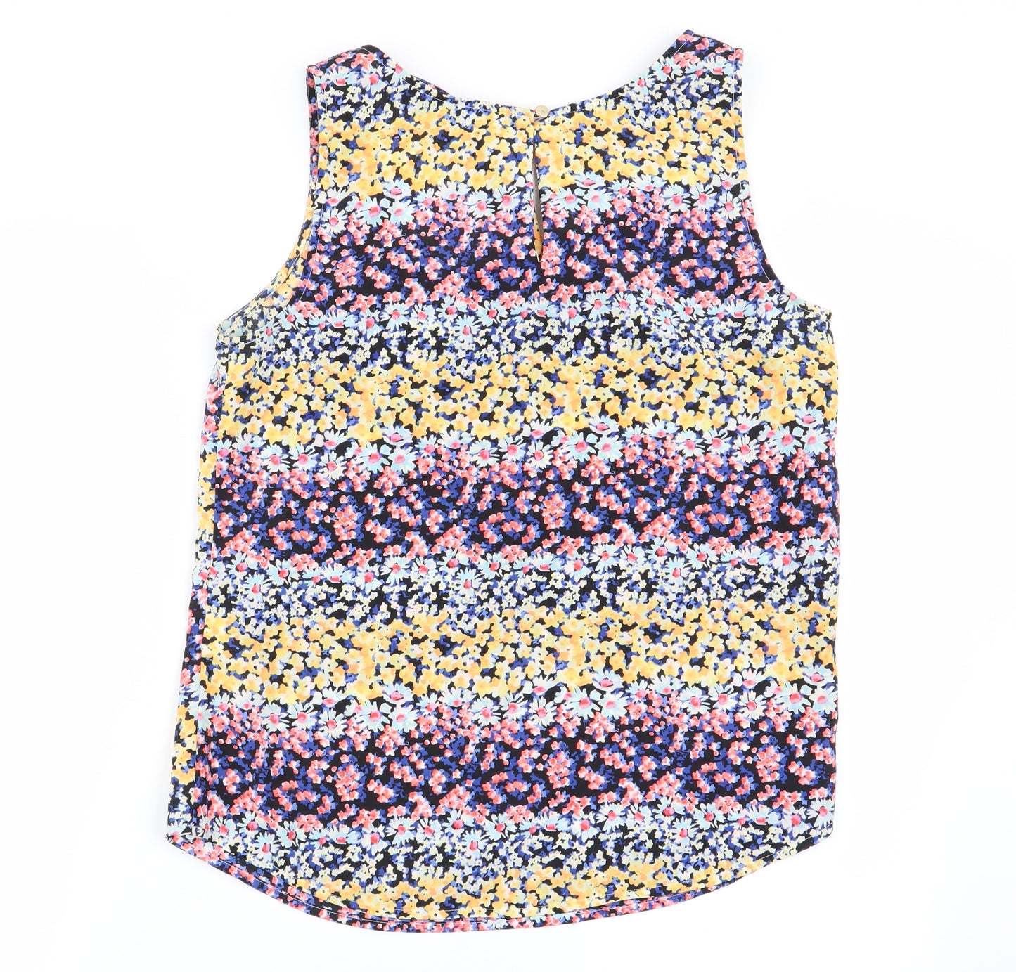 Oasis Womens Multicoloured Geometric  Basic Blouse Size 12