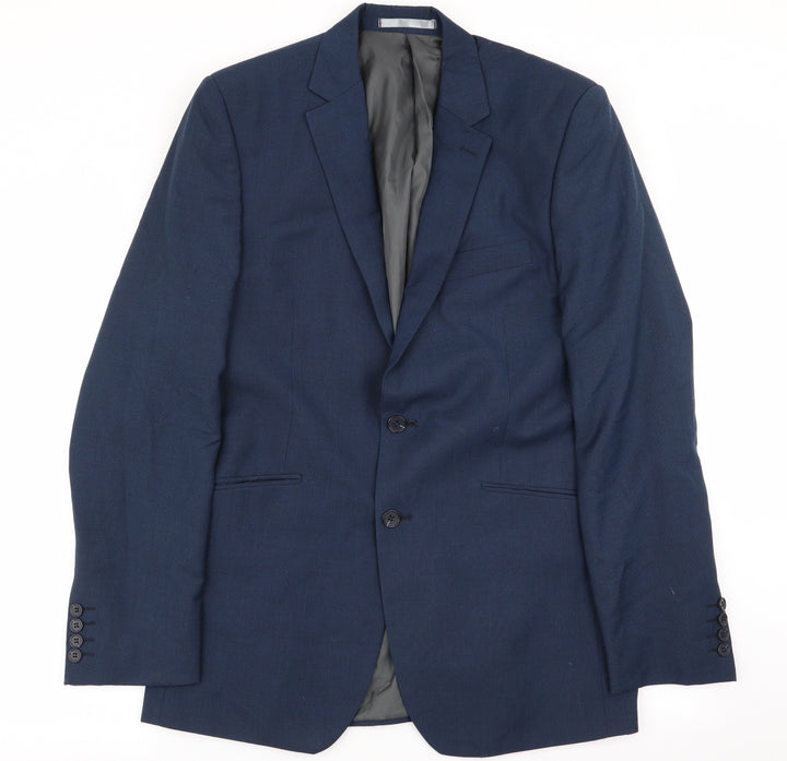 jack reid Mens Blue Jacket Blazer Size 40
