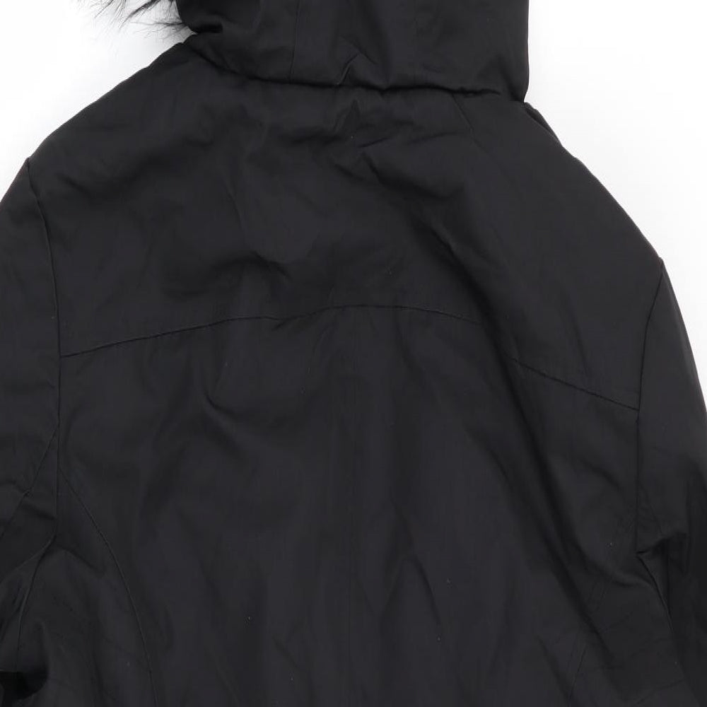 Lipsy Womens Black   Parka Coat Size 12