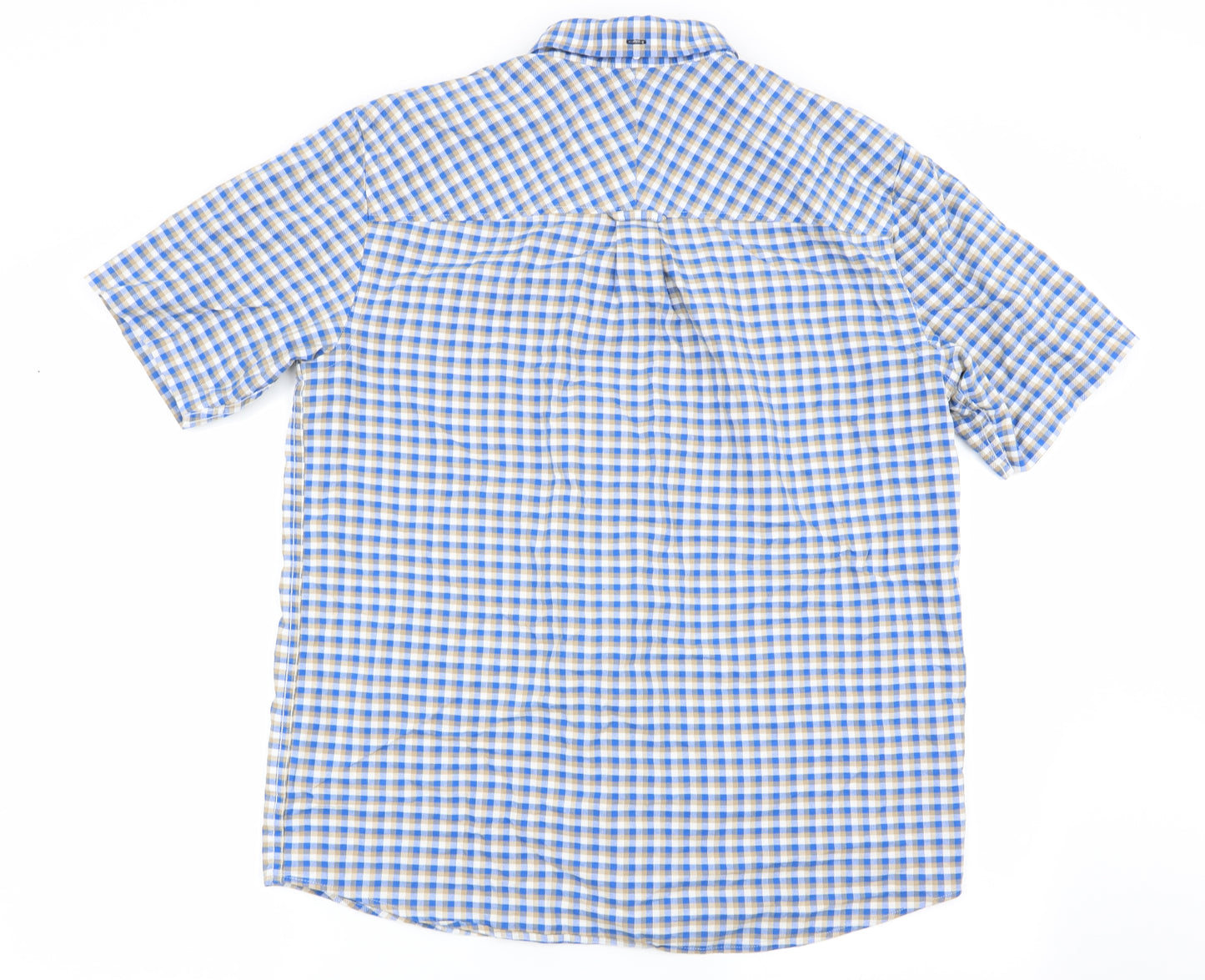 Asda George Mens Multicoloured Check   Button-Up Size L