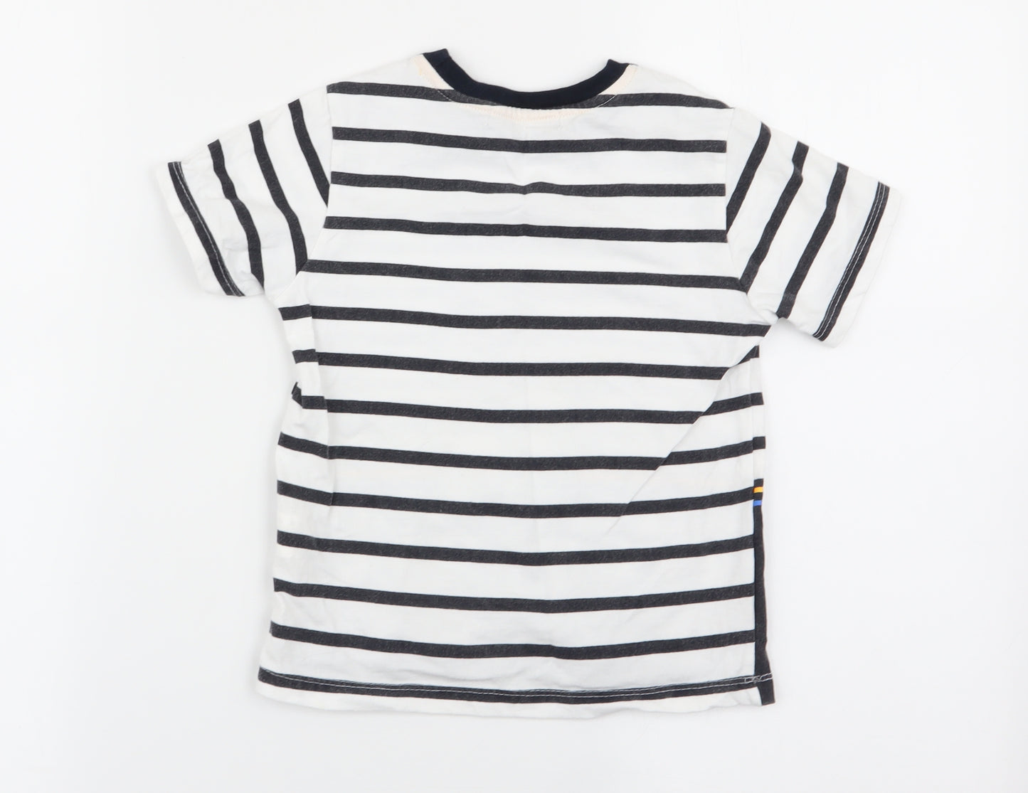 Week-end a La Mer Boys Multicoloured Striped  Basic T-Shirt Size 4 Years