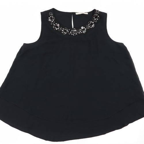Asda George Womens Black   Basic Blouse Size 14