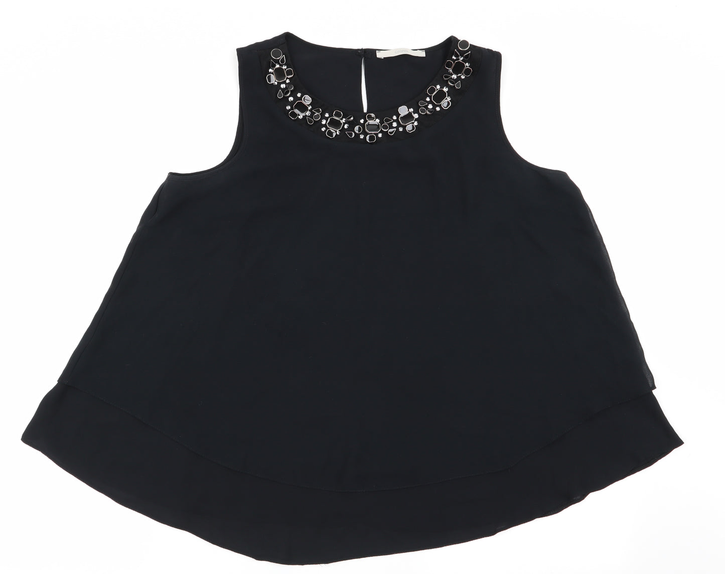 Asda George Womens Black   Basic Blouse Size 14