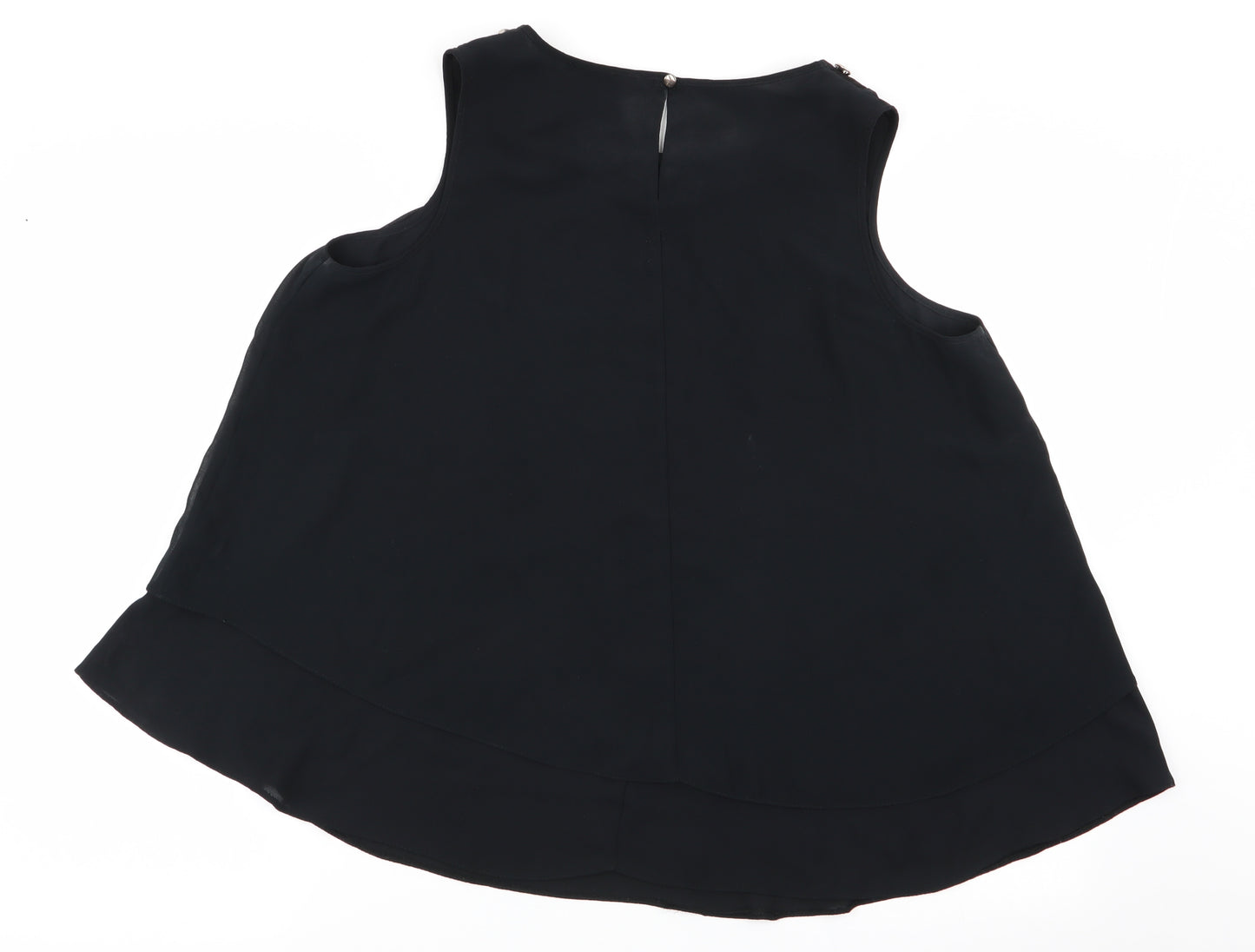 Asda George Womens Black   Basic Blouse Size 14