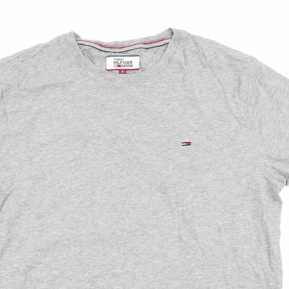 Tommy Hilfiger Mens Grey    T-Shirt Size S