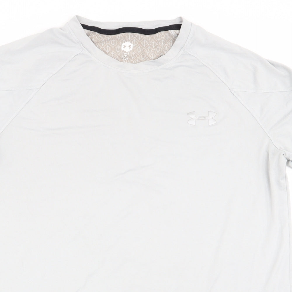 Under armour Mens Grey   Basic T-Shirt Size S