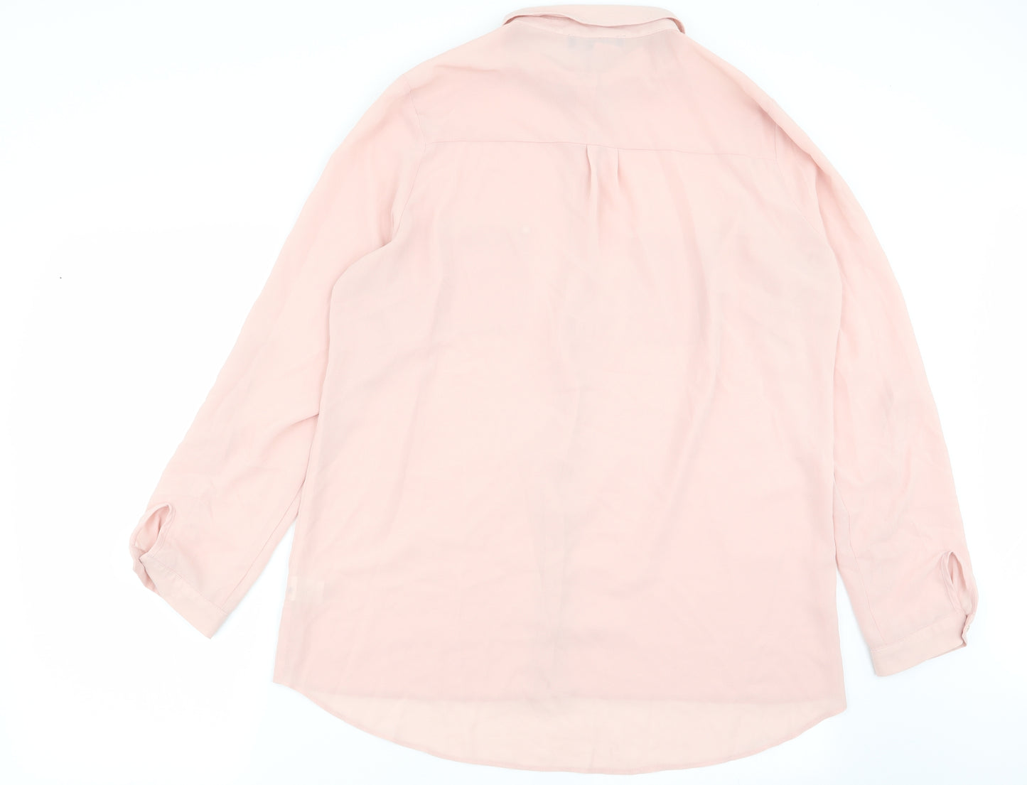 Primark Womens Pink   Basic Button-Up Size 16