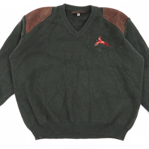 niffi Mens Green   Pullover Jumper Size XL