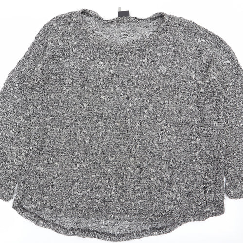 sparkle and fade Womens Grey   Basic T-Shirt Size S