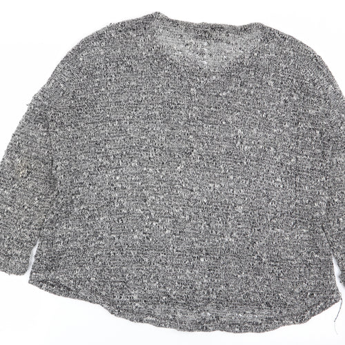 sparkle and fade Womens Grey   Basic T-Shirt Size S