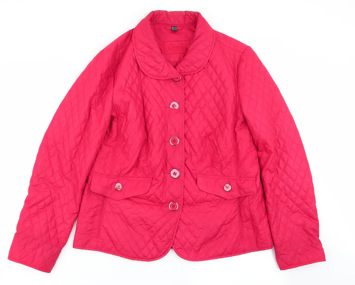 oscar b Womens Red Jacket Coat Size 12