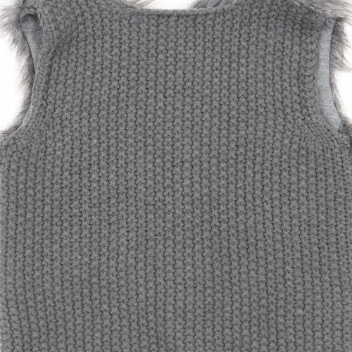 Primark Girls Grey   Cardigan Jumper Size 2-3 Years