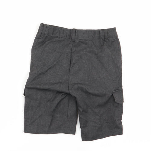 F&F Boys Grey   Cargo Shorts Size 7-8 Years - school shorts