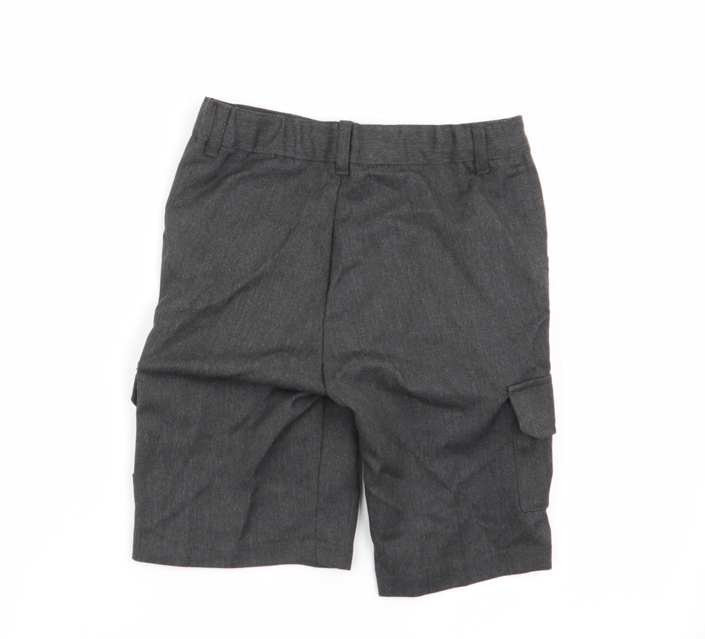 F&F Boys Grey   Cargo Shorts Size 7-8 Years - school shorts