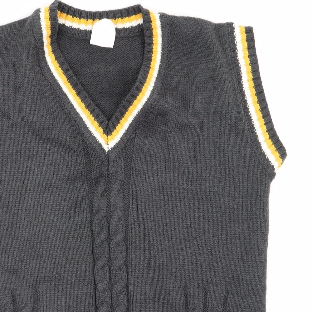 henbrandt Boys Grey   Pullover Jumper Size 10 Years