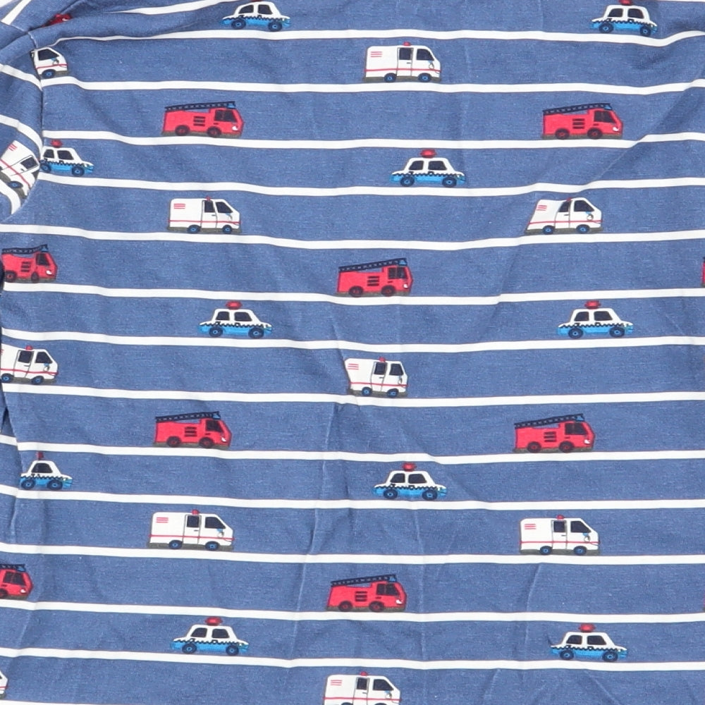 bluezoo Boys Multicoloured Striped  Basic T-Shirt Size 2-3 Years