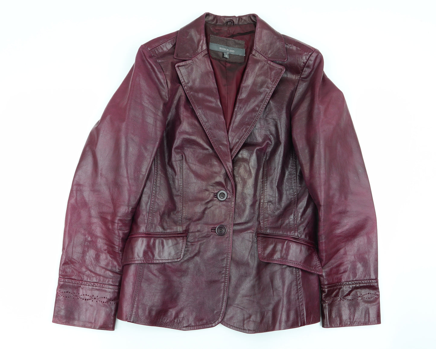 River Island Womens Purple   Jacket Blazer Size 10