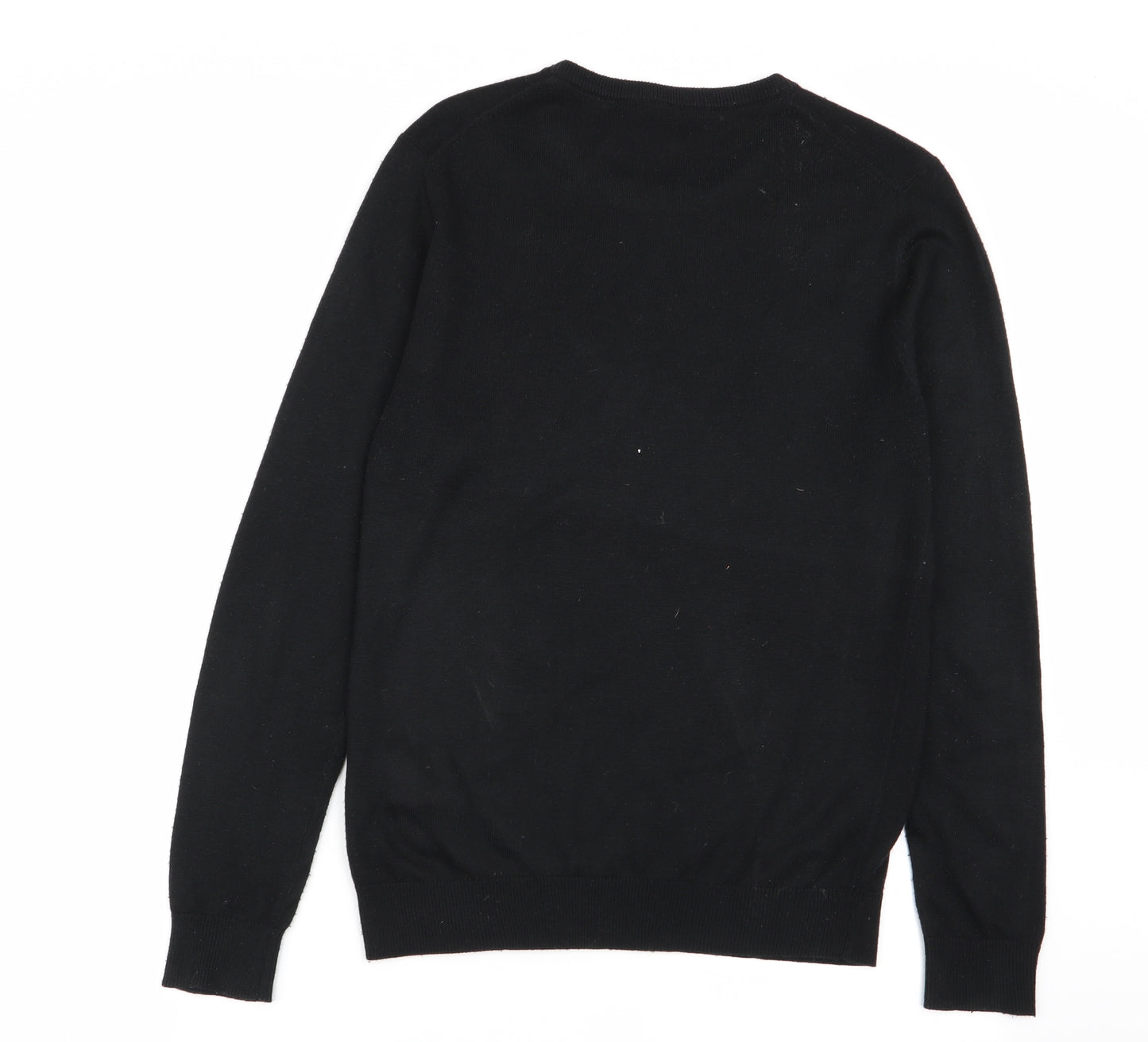 United Colors of Benetton Mens Black   Pullover Jumper Size S