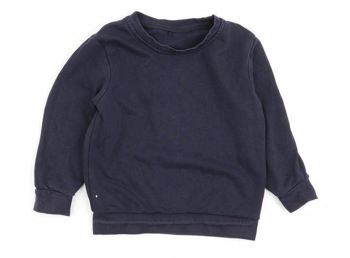 Asda George Boys Blue   Pullover Jumper Size 4-5 Years