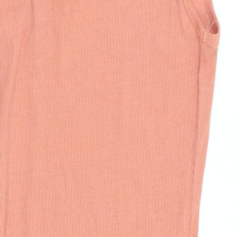 Boohoo Womens Orange   Fit & Flare  Size 10