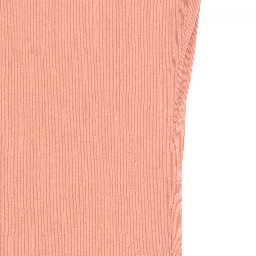 Boohoo Womens Orange   Fit & Flare  Size 10