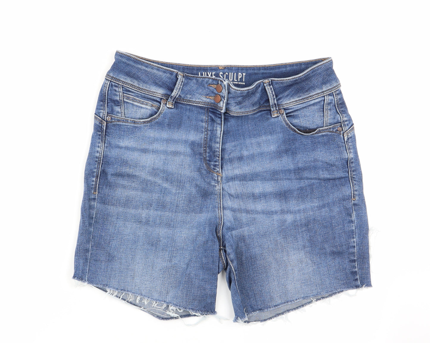 nect Womens Blue   Chino Shorts Size 14