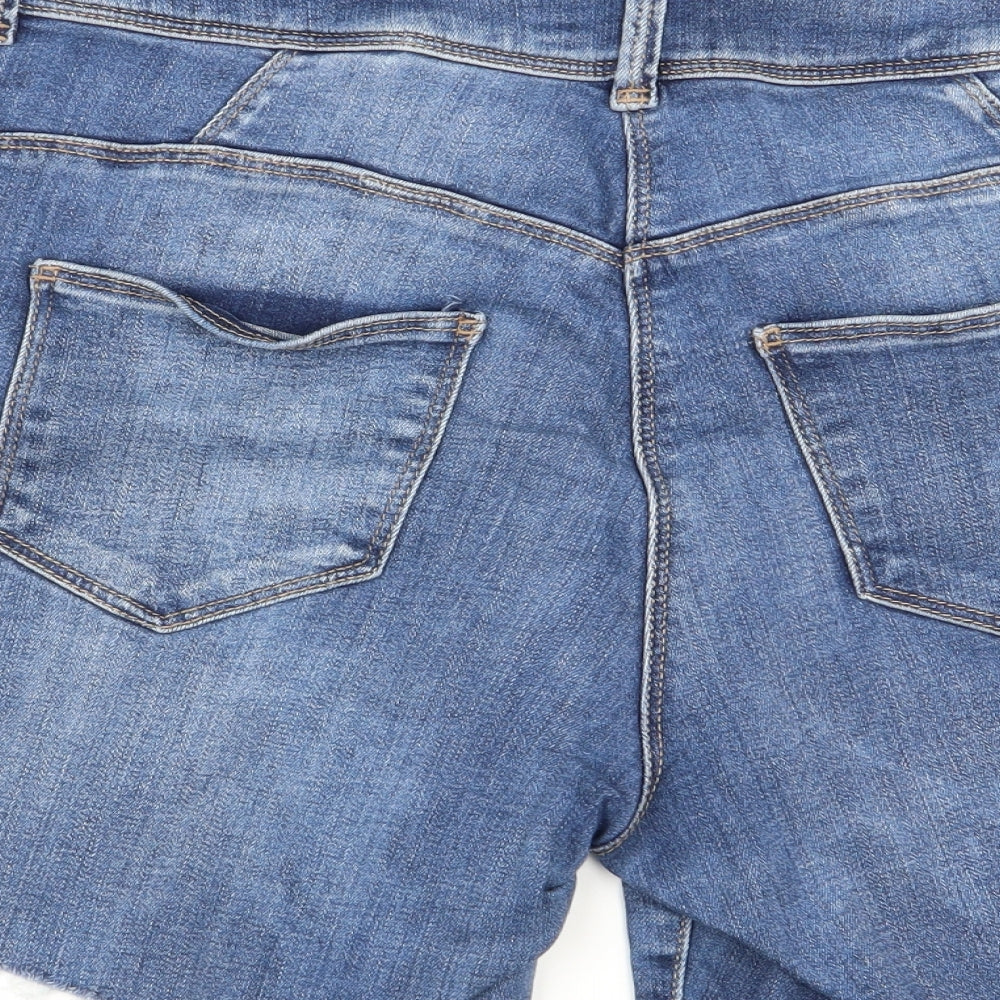 nect Womens Blue   Chino Shorts Size 14