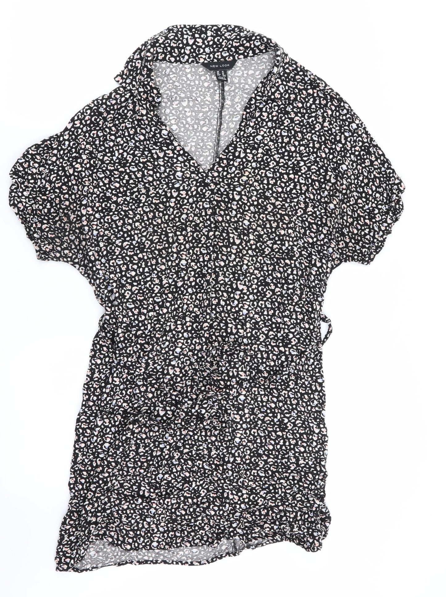 New Look Womens Multicoloured Geometric  Fit & Flare  Size 14