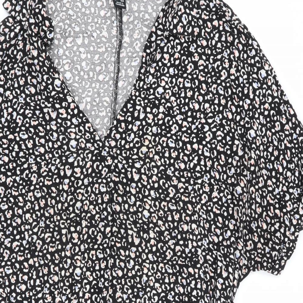 New Look Womens Multicoloured Geometric  Fit & Flare  Size 14