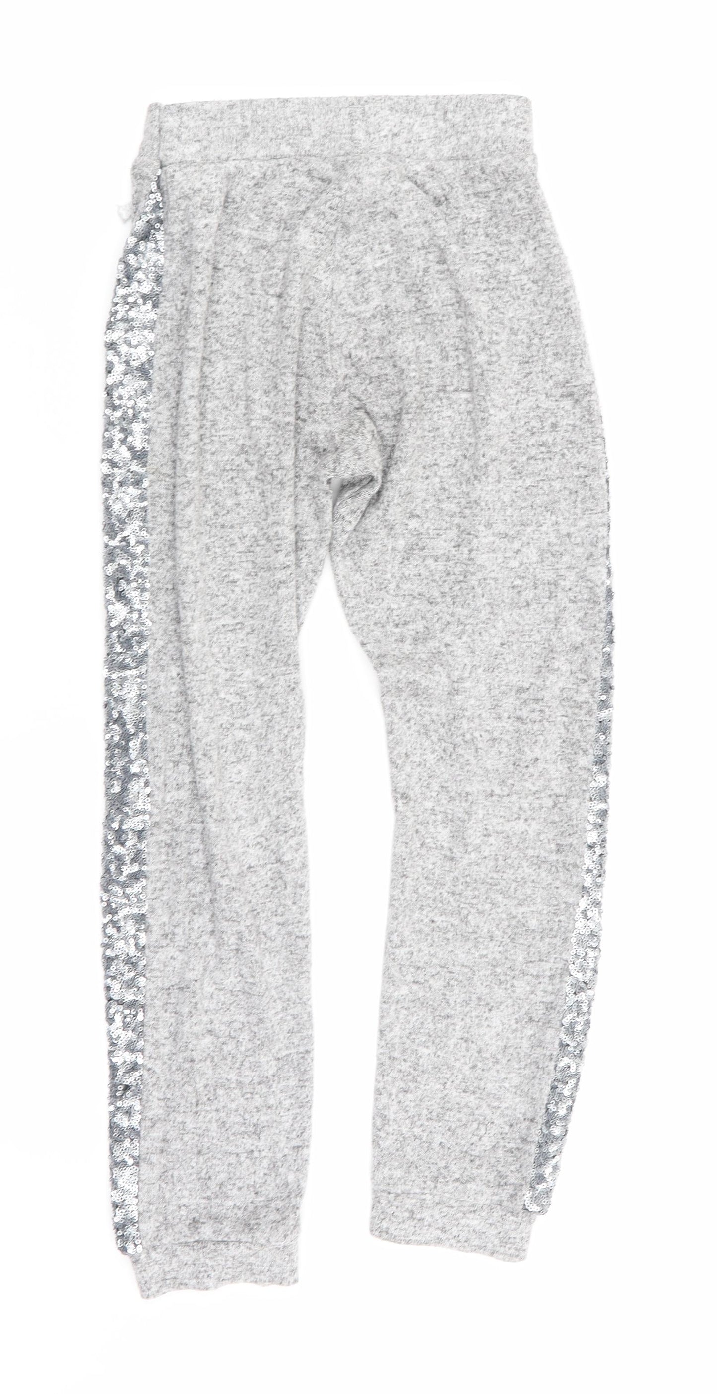 F&F Girls Grey   Jogger Trousers Size 8-9 Years