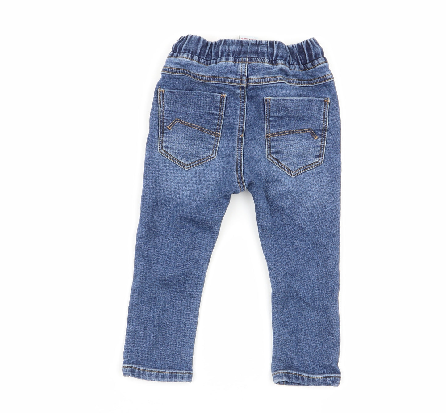 NEXT Boys Blue   Cargo Jeans Size 12-18 Months