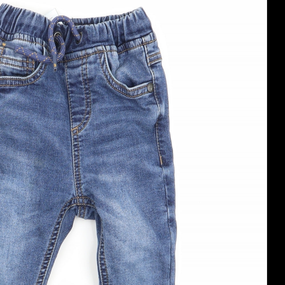 NEXT Boys Blue   Cargo Jeans Size 12-18 Months