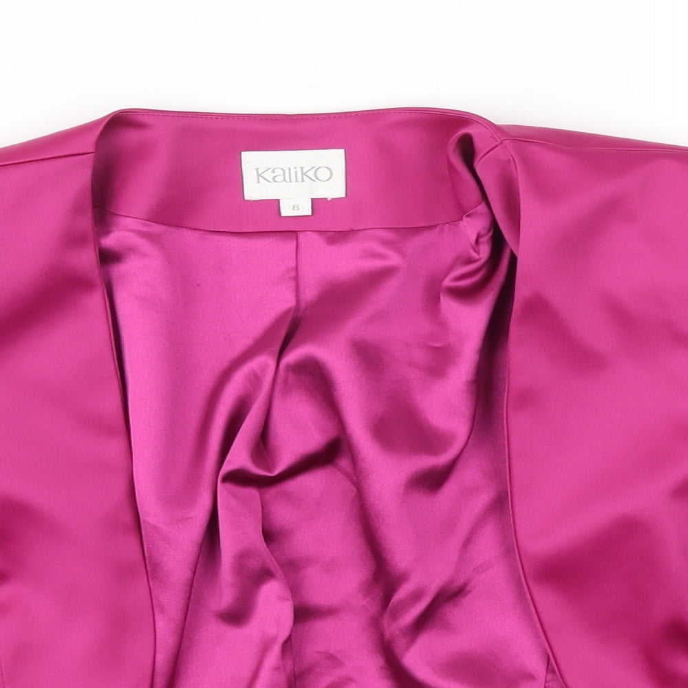 KALIKO  Womens Purple   Jacket Blazer Size 8