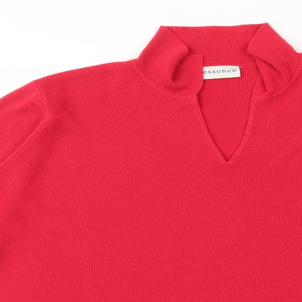 essence Womens Red   Pullover Jumper Size 18