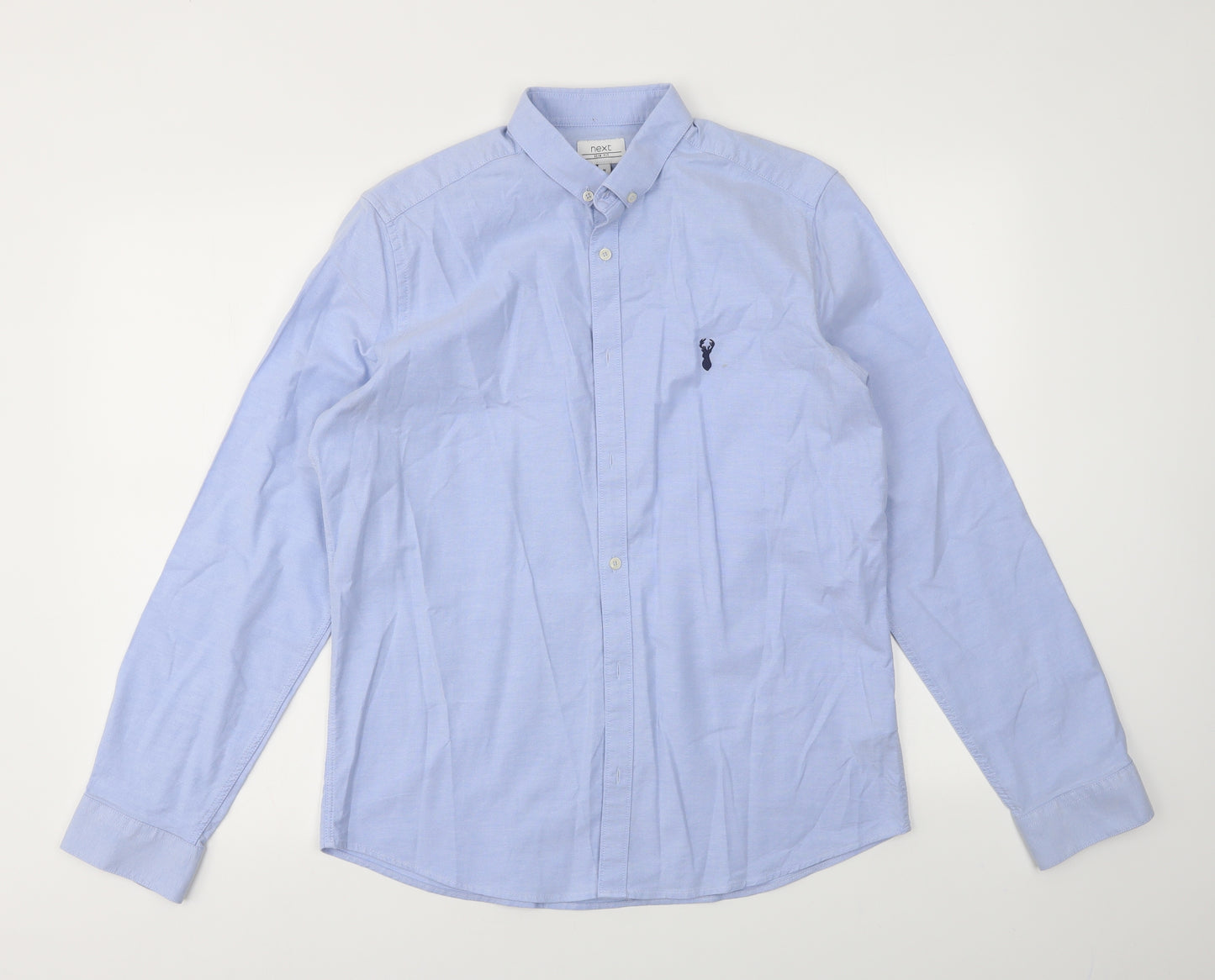 NEXT Mens Blue    Dress Shirt Size M