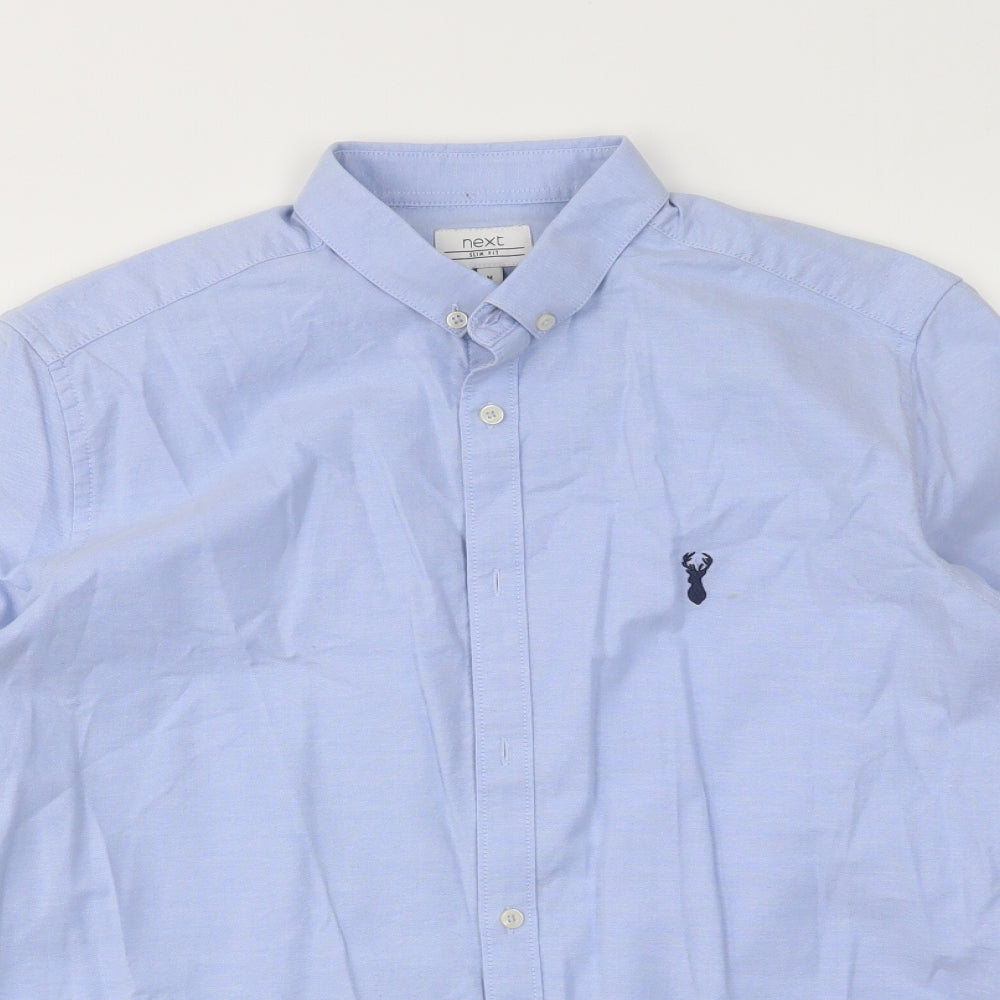 NEXT Mens Blue    Dress Shirt Size M
