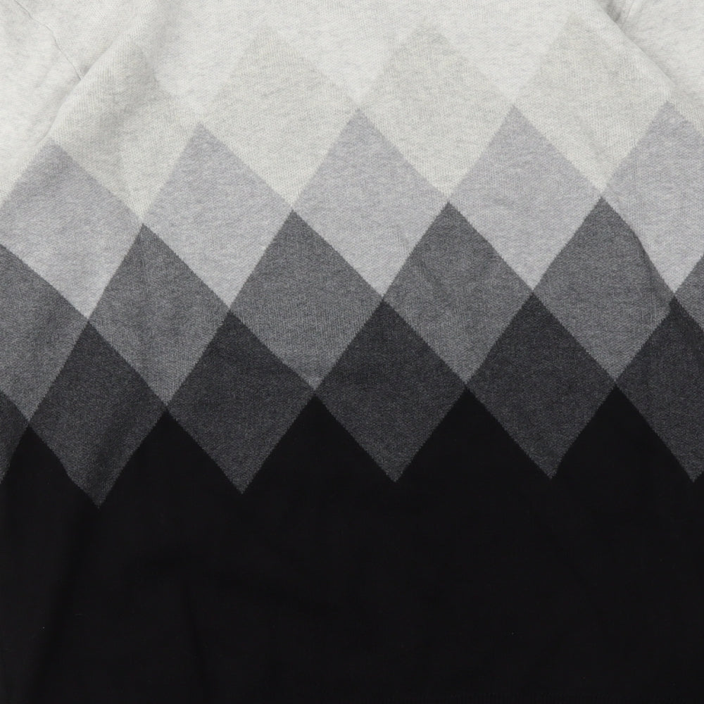 NEXT Mens Multicoloured Geometric  Pullover Sweatshirt Size M