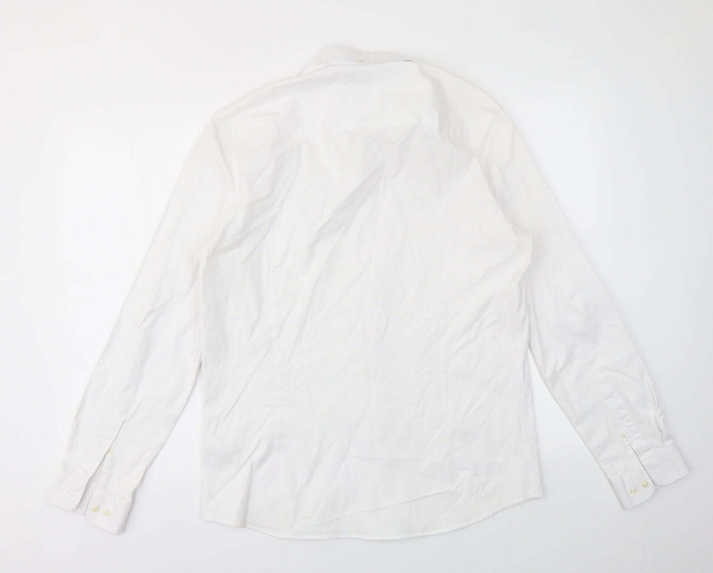 NEXT Mens White    Dress Shirt Size M